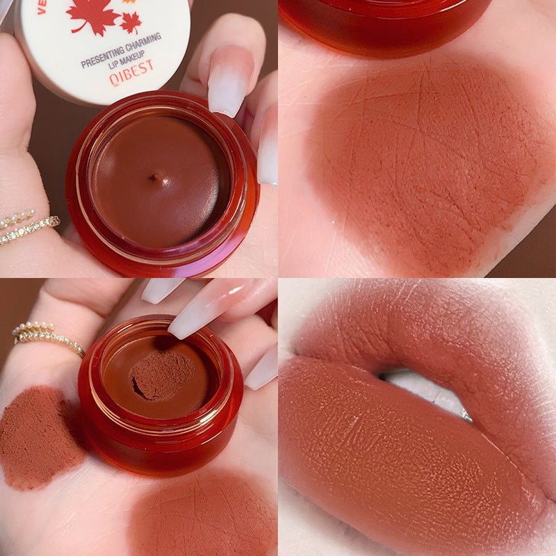 QIBEST Air Matte Lip Mud - Glase de Labios Waxy Suave