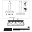 5-Light Farmhouse Chandeliers For Dining Room (No Bulbs) - Korvel