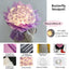 New DIY Butterfly Bouquets Handmade Butterfly Flower Material Package Bouquet with Light String Wedding Decor Gift for Girlfrien - Korvel