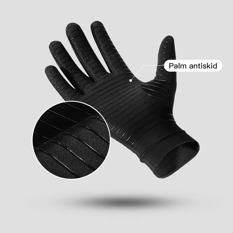 Indoor writing computer health exercise joint pain relief physical therapy anti edema protection nursing rehabilitation full finger gloves - Korvel