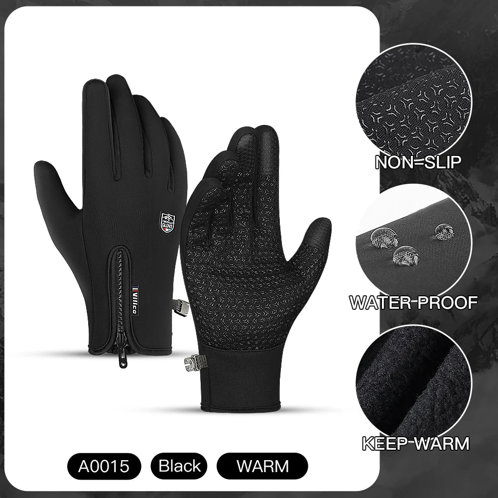 Guantes de Invierno Táctiles Premium para Deportes al Aire Libre