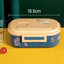 Cartoon cute portable square single layer lunch box with handle lunch box - Korvel