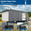 Umbrauto RV Cover Class C Upgraded 7 Layers Anti-UV Top Panel Motorhome Cover，Gray - Korvel