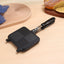 Aluminum Sanming Pan Round Double-sided Pattern Waffle Mold Home Breakfast Pancake Tool - Korvel