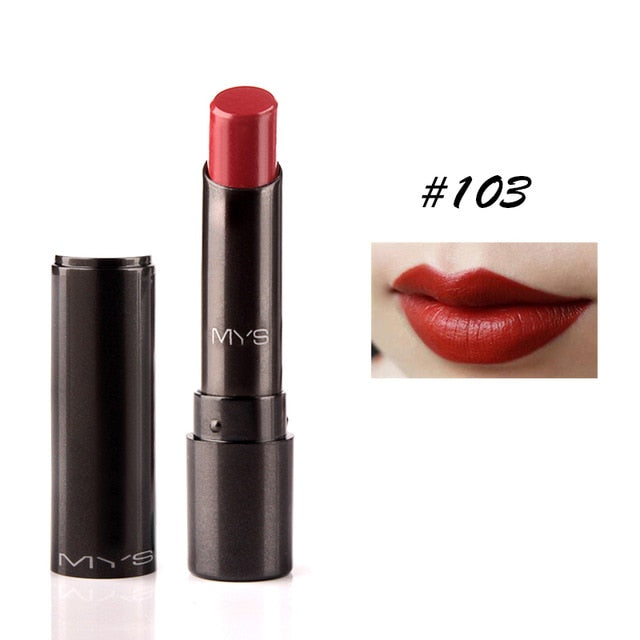 Rouge à lèvres mat MYS Brand Beauty - Teinte rouge longue tenue