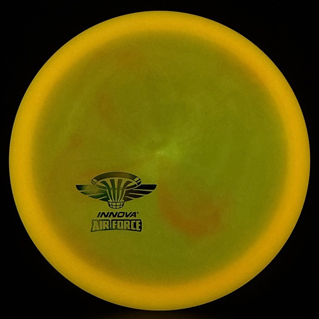 Color Glow Champion Eagle - Disco de Golf Driver con Sello de la Fuerza Aérea