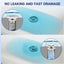 DrainGuard Sink Stopper - 2-in-1 Drain Filter & Hair Catcher