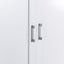 Tall Bathroom Storage Cabinet, Cabinet with Two Doors and Drawers, Adjustable Shelf, MDF Board, White - Korvel