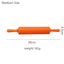 Wooden Handle Silicone Rolling Pin Rolling Pin Roller Flour Pin Small Medium And Large Household Baking Tools And Kitchenware - Korvel