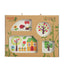 5pcs/set Baby Dinnerware Bamboo Fiber Children Tableware Set Plate Dishes Bowl With Spoon Cartoon Feeding Set Food Container - Korvel