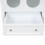Meuble de salle de bain blanc de 24" avec lavabo et rangement