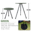 Outdoor Furniture Balcony Lightweight Portable Aluminum Height Adjustable Small Round Outdoor Folding Picnic Camping Table - Korvel