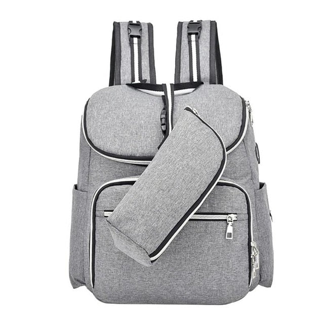Fashion Maternity Diaper Bags Waterproof Mummy Nappy Bags Large Capacity Baby Care Nursing Bag Mother Multi-function Backpacks - Korvel