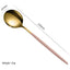 Premium Stainless Steel Cutlery Set with Gold Spray Finish