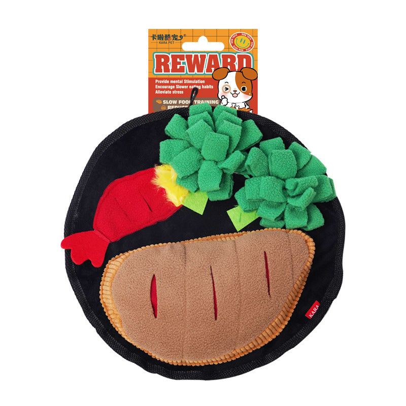 Dog sniffing mat hidden food sniffing blanket pet toy - Korvel