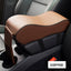 Leather Car Central Armrest Pad Black Auto Center Console Arm Rest Seat Box Mat Cushion Pillow Cover Vehicle Protective Styling - Korvel