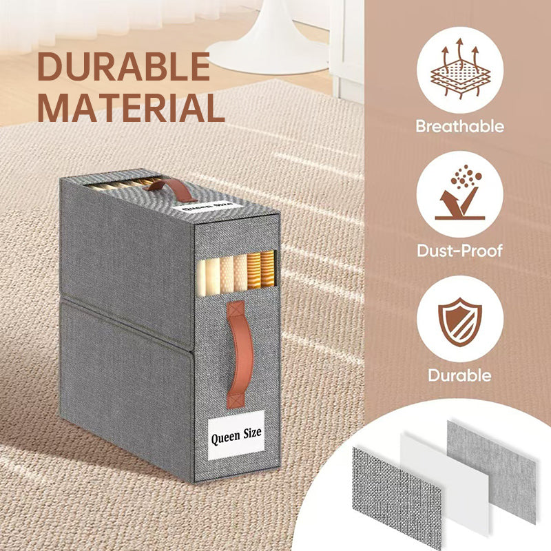 Compact Foldable Storage Cubes for Linens and Towels