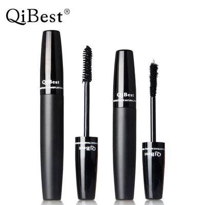 Qibest 3D Mascara Set - Thick & Slender Black Tube