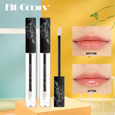 Fit Colors Transparent Lip Oil Glass Lip Gloss Colorless Lip Gloss Lasting Moisturizing Moisturizing Superposition Liquid - Korvel