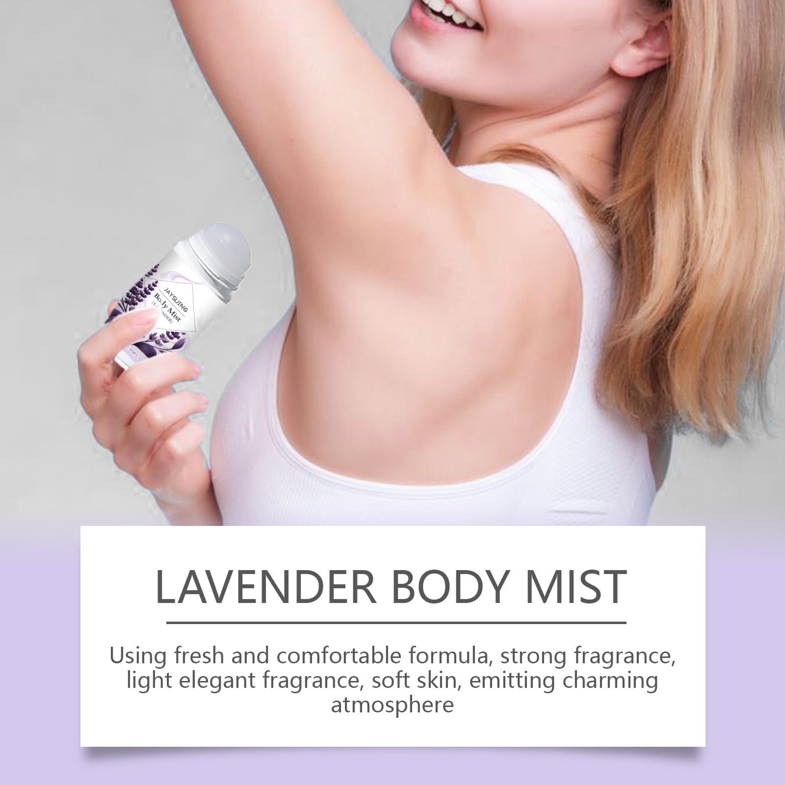 Lavender Deodorant For Summer Armpit Workouts, Sweat Odors Cleaning And Staying Portable Deodorant - Korvel