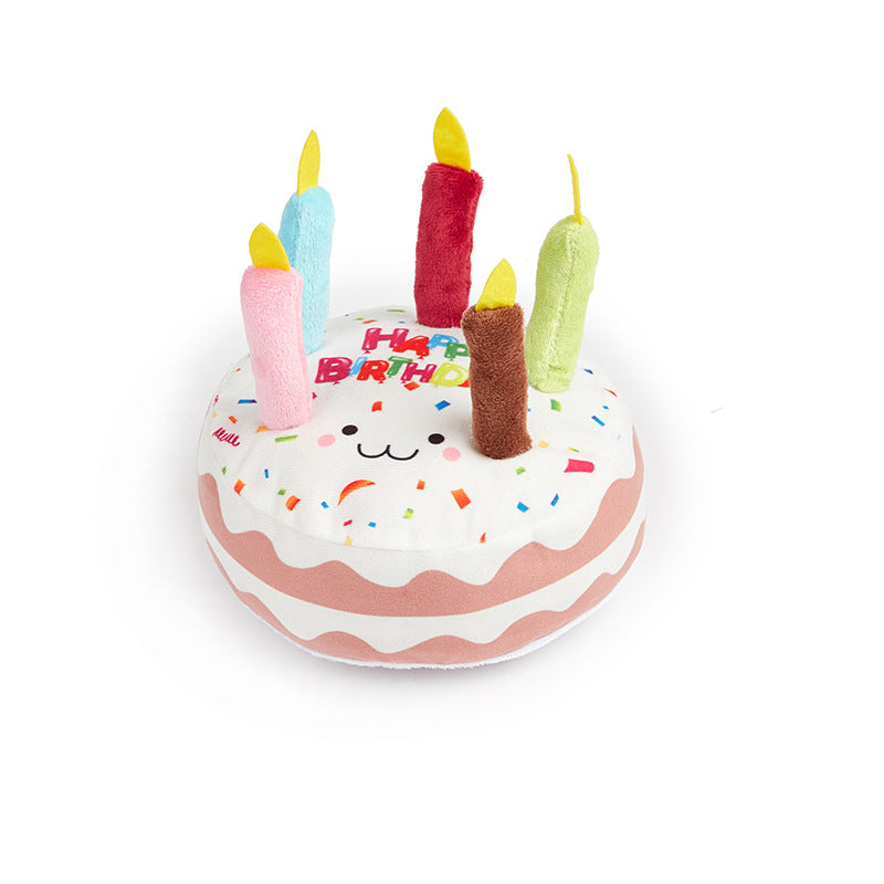 Dog Simulation Cake Toy Pet Simulation Snack Toy Cake Candy Dog Bite Toy Pet Toy - Korvel