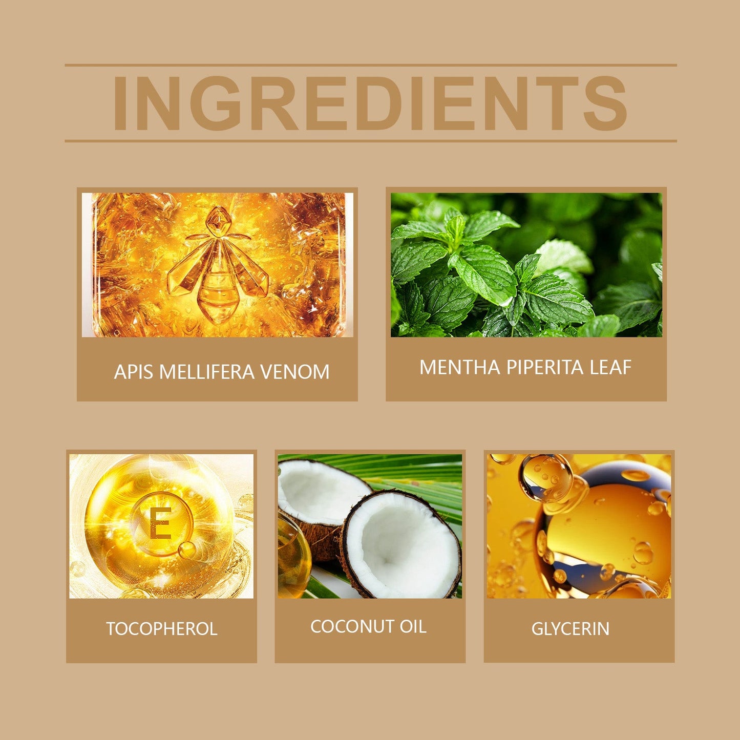 Bee Venom Treatment Oil Tightens Skin Figure Highlights Lines Gentle Ingredients Body Care Oil - Korvel