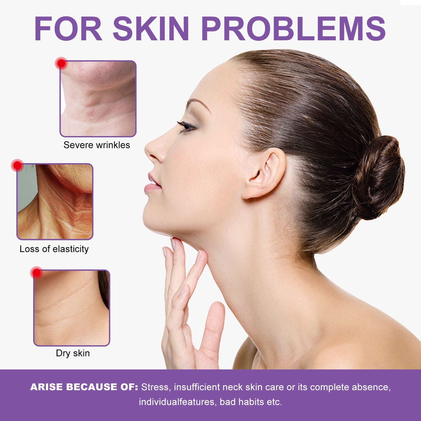 Neck Firming Cream Lighten Neck Lines Moisturizing, Hydrating, Anti-Wrinkle, Firming And Brightening Skin Neck Care Cream - Korvel