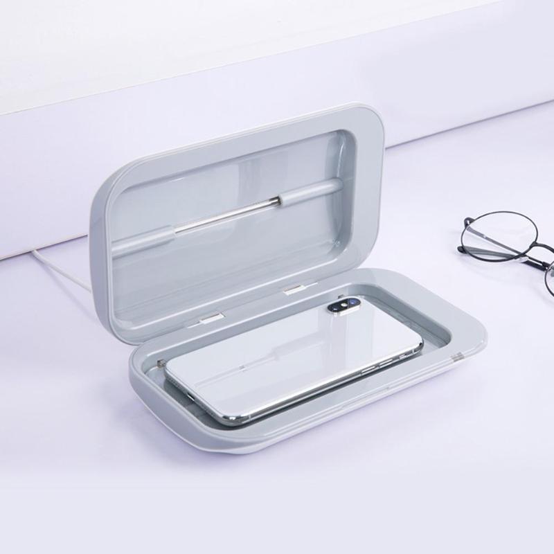 Portable Double UV Sterilizer Box Jewelry Watch Phone Cleaner Disinfection Clean Working Temperature Range 0-55 Degrees - Korvel