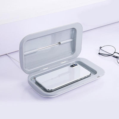 Portable Double UV Sterilizer Box Jewelry Watch Phone Cleaner Disinfection Clean Working Temperature Range 0-55 Degrees - Korvel
