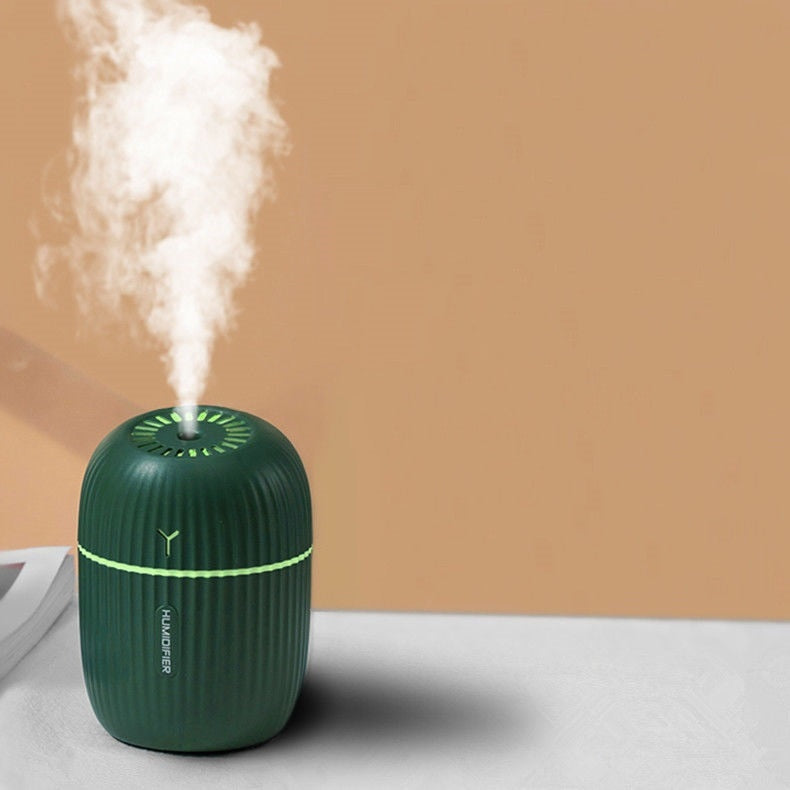 Ultrasonic Air Humidifier Household  Moisturizing Spray Student Dormitory Car Humidification Aromatherap with LED Night Light - Korvel