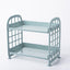 Double Storage Rack Kitchen Small Shelf Desktop Storage Rack Bathroom Sink Plastic Organizing Rack - Korvel