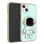 Funda con soporte astronauta 6D para iPhone 13 Pro Max con película para lente