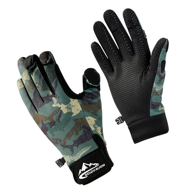 Premium Outdoor Fishing Gloves for Men - Three-Finger Design