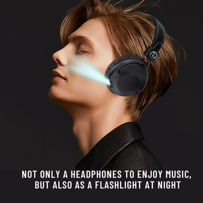 B863 Wireless Headset Bluetooth Headset Long Life Illuminated Music Headset Folding Storage - Korvel