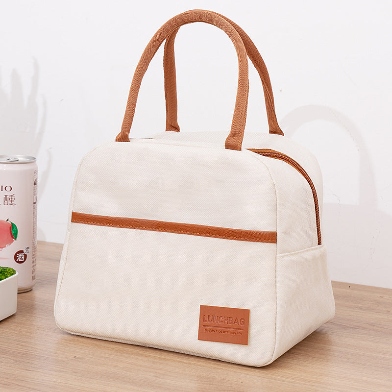 Trendy Waterproof Oxford Cloth Lunch Bag