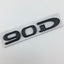 Premium Metal Tail Label Sticker for Tesla Models