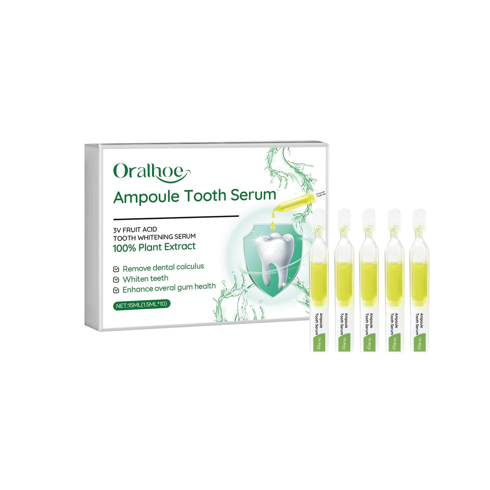 Teeth Whitening Serum, Deep Cleaning Mouth Stains Yellow Care Teeth Whitening Teeth - Korvel
