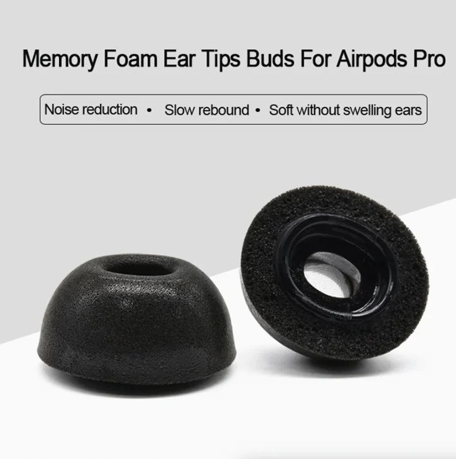 Embouts en mousse à mémoire de forme premium pour Apple AirPods Pro - 3 paires