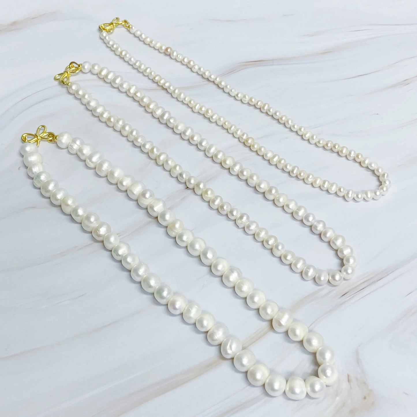 Collar de Perlas Genuine Clover Clasp