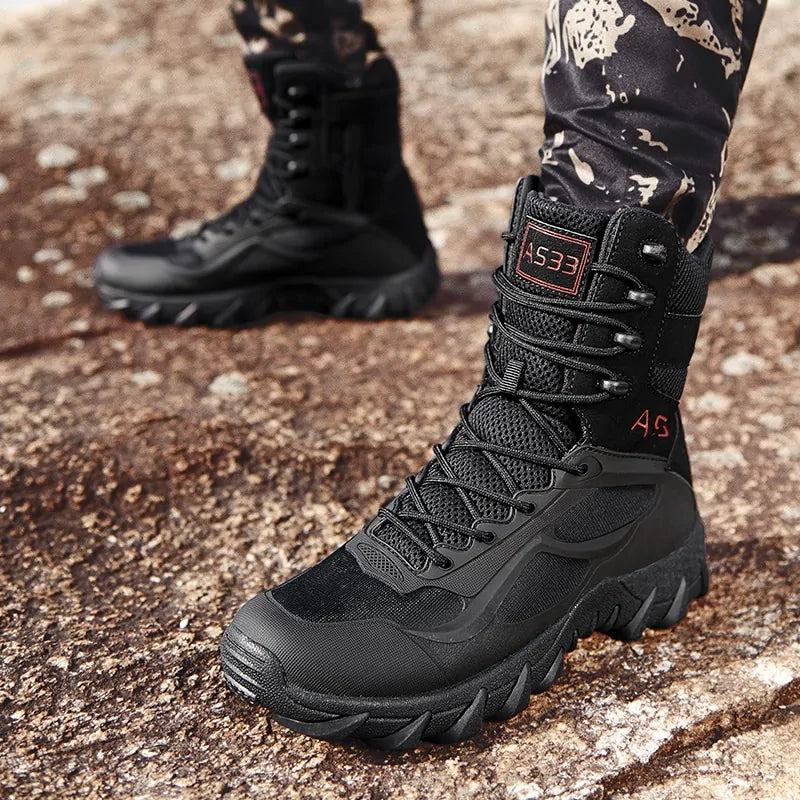 Botas de Combate en el Desierto para Hombre - Calzado Robusto y Confiable