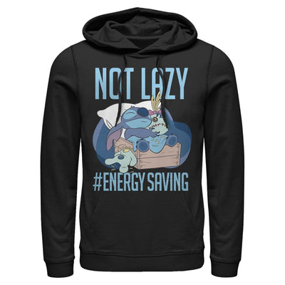 Men's Disney Lilo & Stitch Not Lazy Hoodie