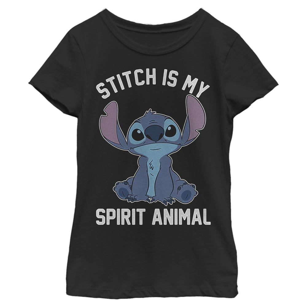 Girl's Disney Stitch Spirit Animal T-Shirt