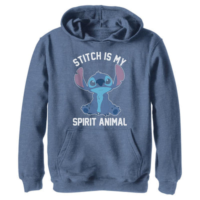 Boy's Disney Stitch Spirit Animal Lightweight Hoodie