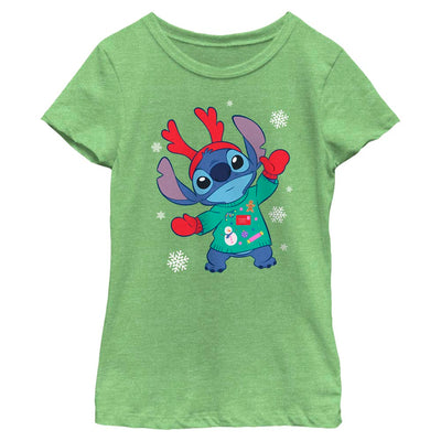 Girl's Disney Lilo & Stitch Winter T-Shirt