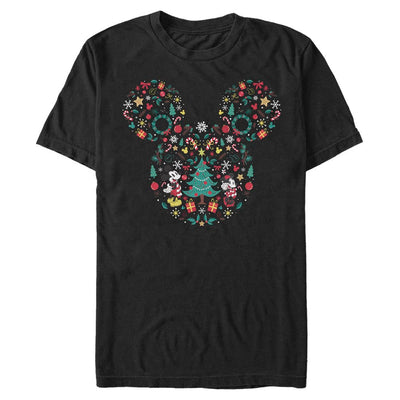 Camiseta Silueta de Navidad de Disney para Hombre