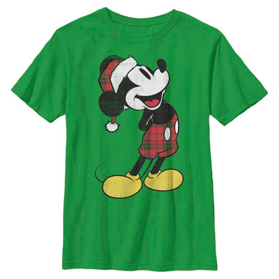 Camiseta de cuadros Mickey de Disney para niño