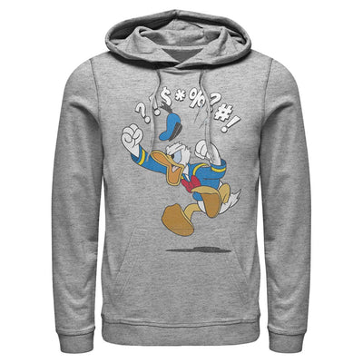 Men's Disney Donald Duck Angry Jump Lightweight Hoodie
