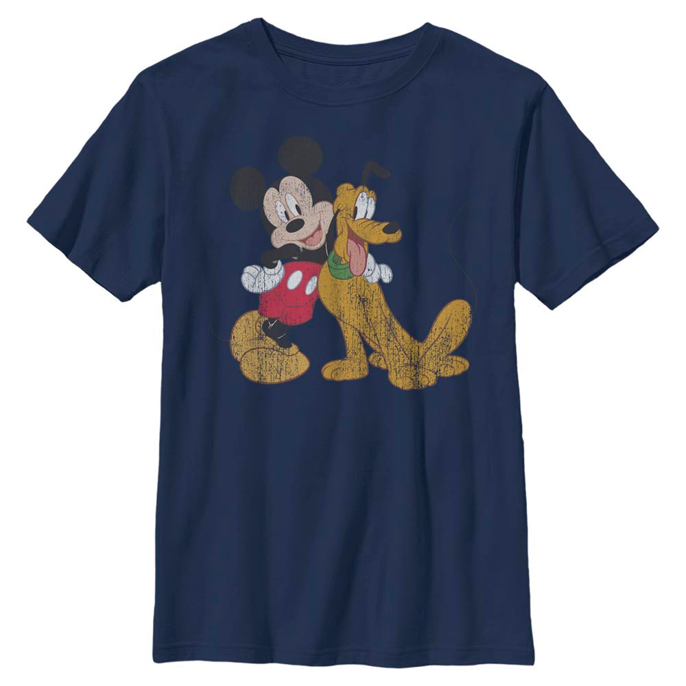 Camiseta de Disney Mickey y Pluto para niño