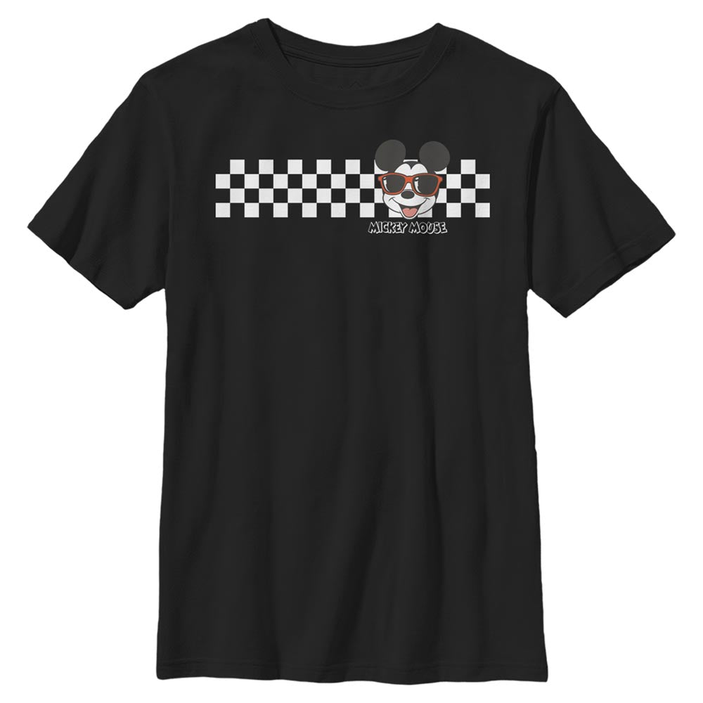 T-shirt à carreaux Mickey Disney pour garçon