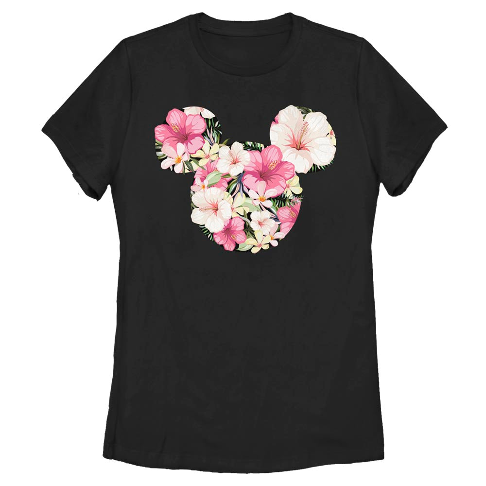 Camiseta Tropical de Ratón de Disney para Mujeres